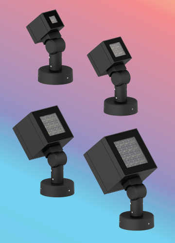 Click to view Ligman Lighting's  Lador Floodlight: Pedestal Mount (model ULD-50XXX).